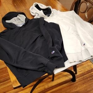 Comfy, Worn-In Champion Hoodies (Lot Of 2)